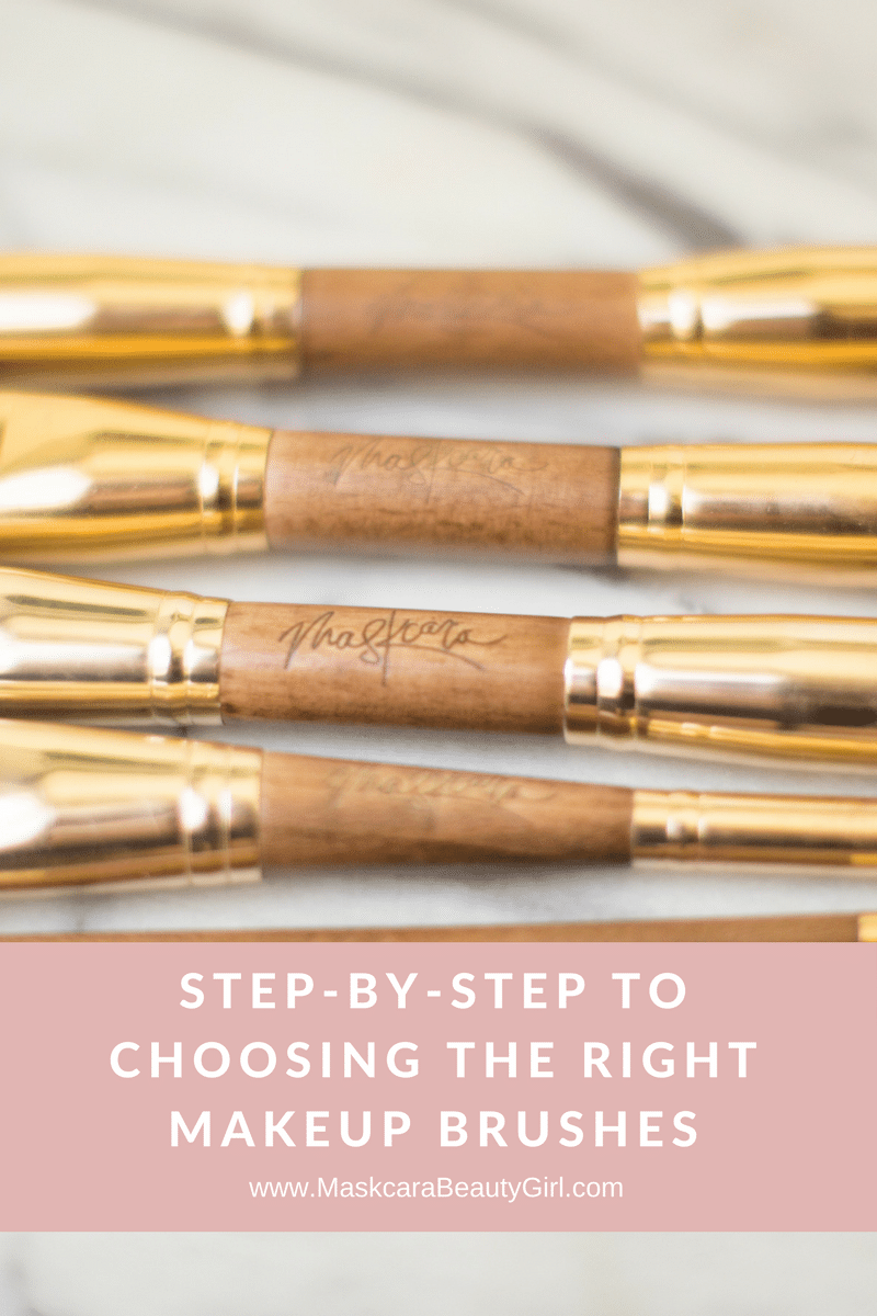How to choose maskcara makeup brush. step by step to choosing the right makeup brush for you. www.MaskcaraBeautyGirl.com