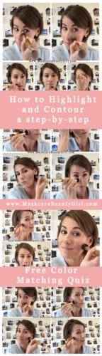 how to highlight and contour Maskcara makeup how to hac a step by step guide to Highlighting and contouring by www.maskcarabeautygirl.com