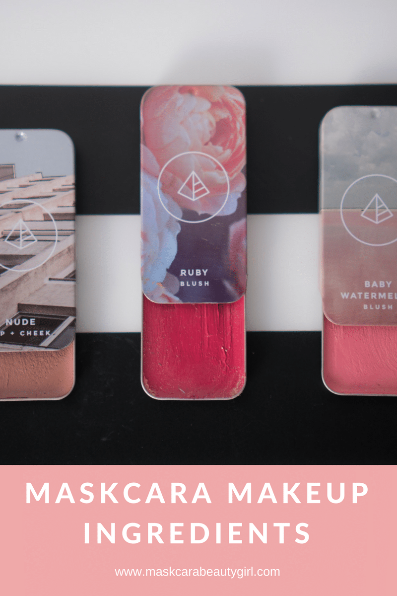 Maskcara Makeup Ingredients with Maskcara Beauty Girl at www.maskcarabeautygirl.com