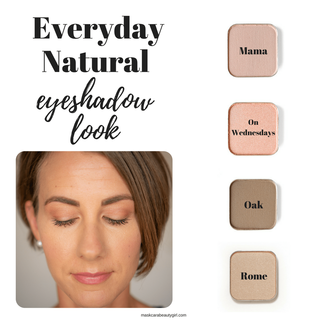 Everyday Natural Eyeshadow Look with Maskcara Beauty Girl at www.maskcarabeautygirl.com