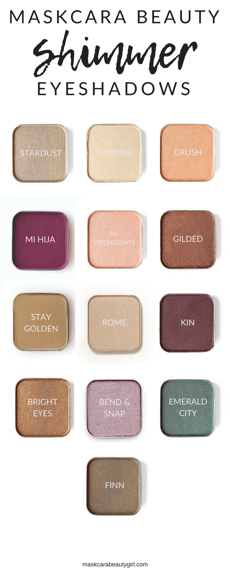 All About Maskcara Eyeshadow