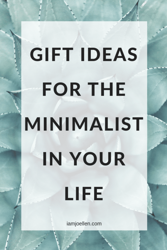 10 Gifts for the Minimalist Gal at iamjoellen.com