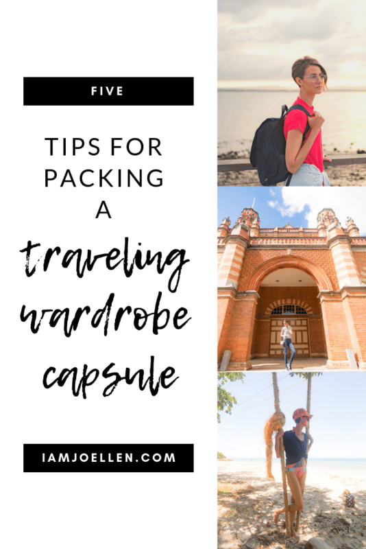 How to Build a Traveling Wardrobe Capsule at iamjoellen.com