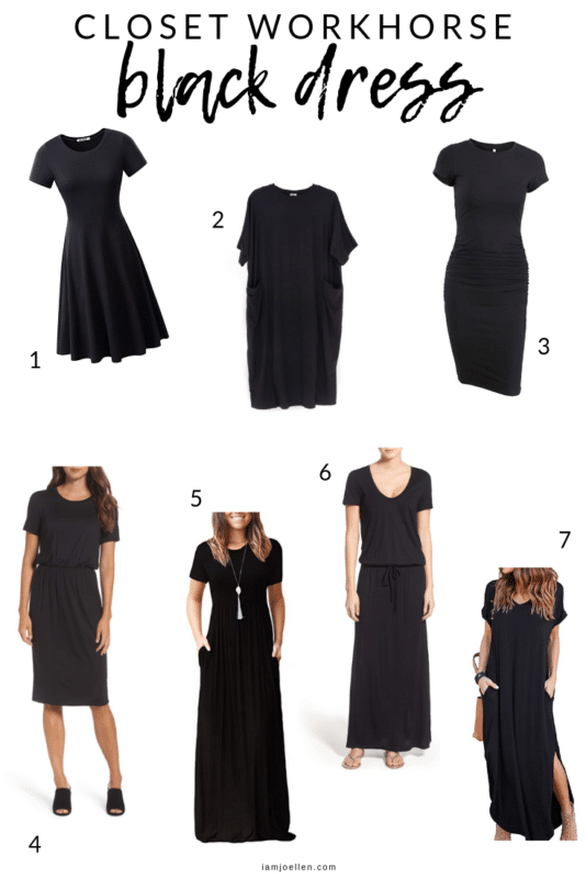 Closet Workhorse: The Black Dress at iamjoellen.com