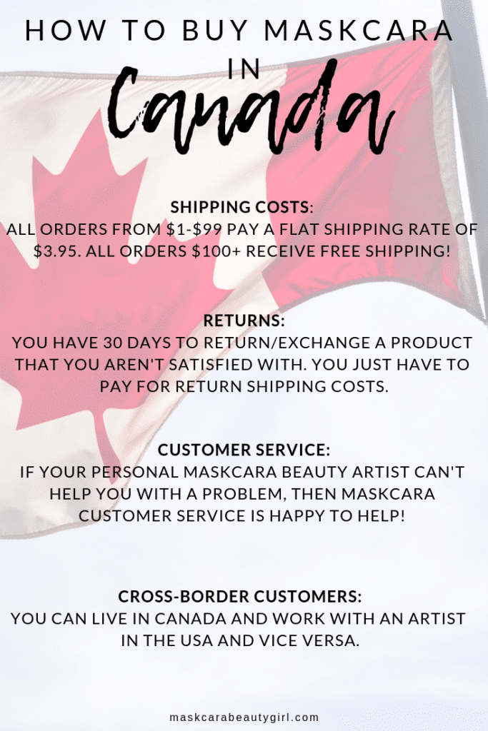 How to Buy Maskcara Makeup in Canada at maskcarabeautygirl.com