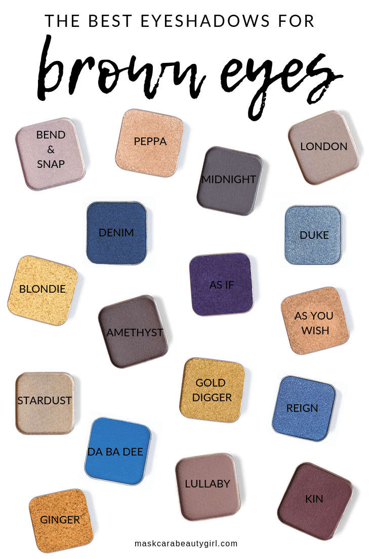 Eyeshadows that will Make Brown Eyes Pop! at maskcarabeautygirl.com