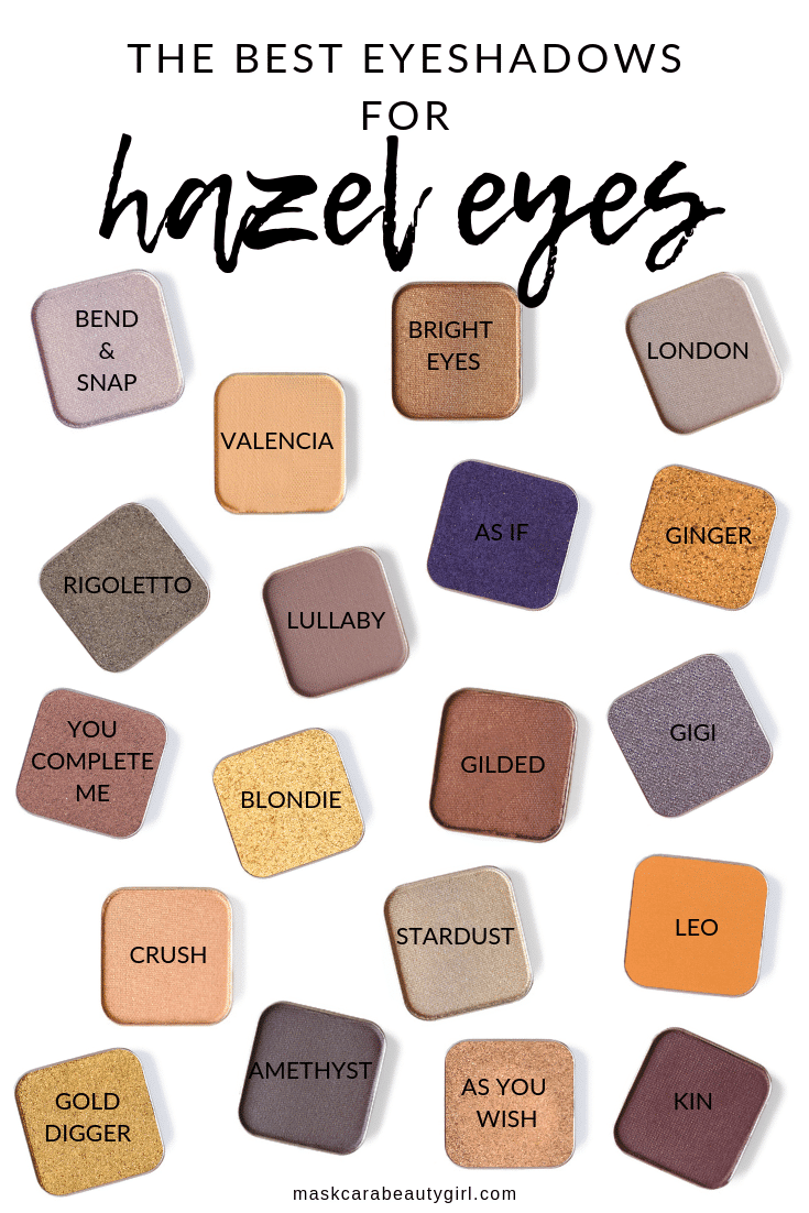 Eyeshadows that will Make Hazel Eyes Pop at maskcarabeautygirl.com