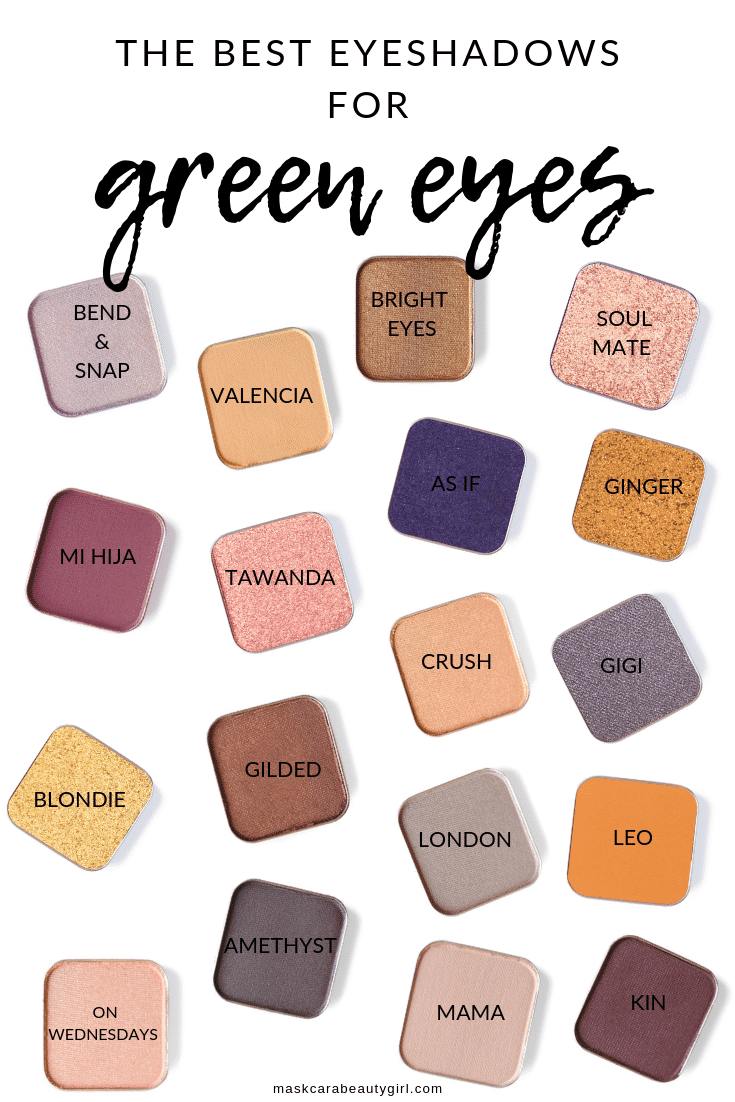 Eyeshadows that will Make Green Eyes Pop! at maskcarabeautygirl.com