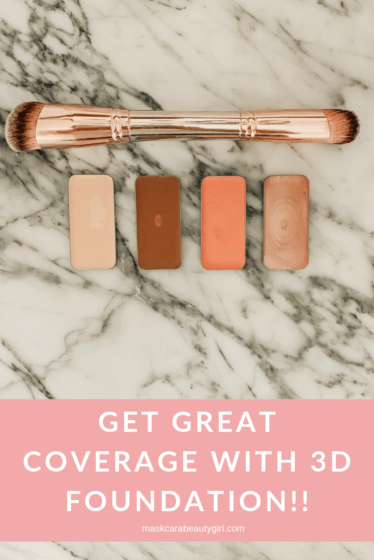 Get Great Coverage with 3D Foundation at maskcarabeautygirl.com