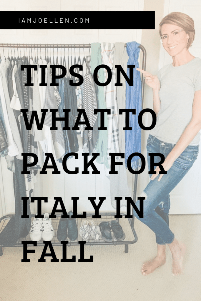 What to Pack for Italy in Fall at iamjoellen.com