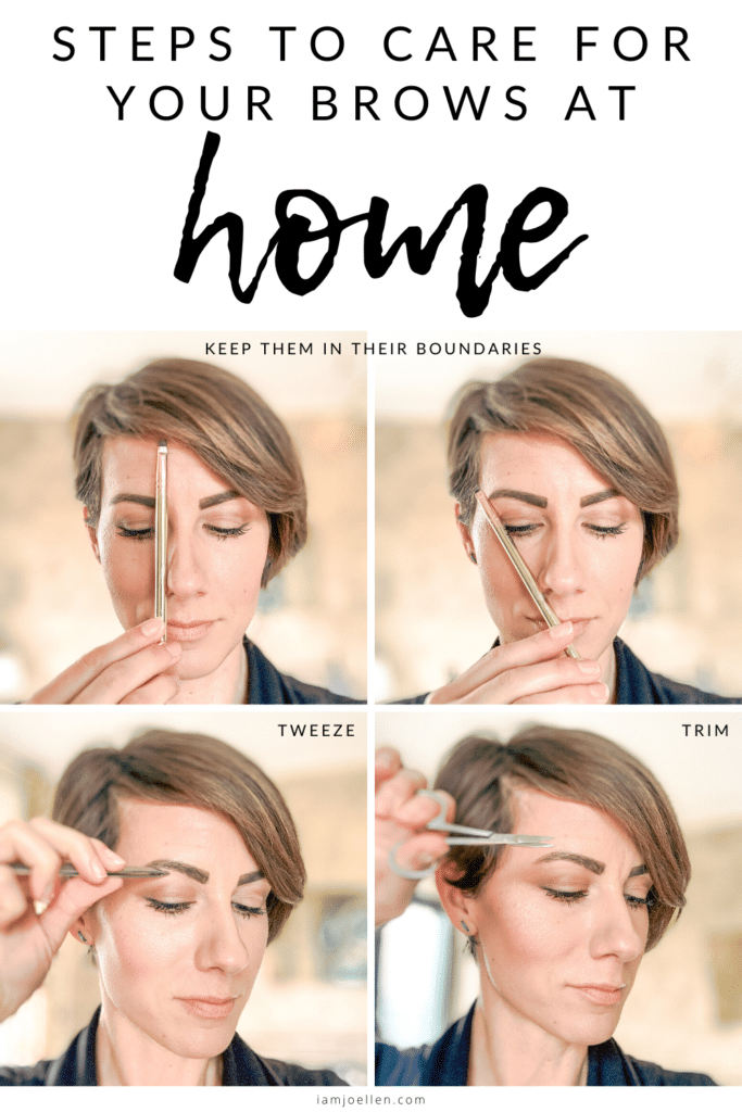 Steps to Care for Brows at Home