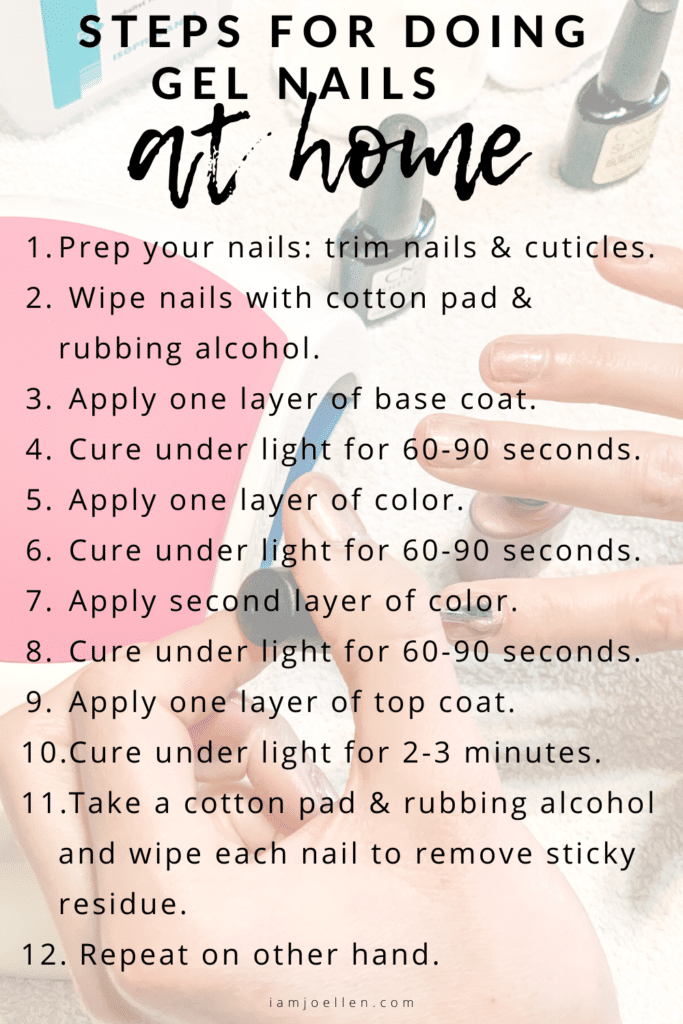 Steps for Doing Gel Nails at Home