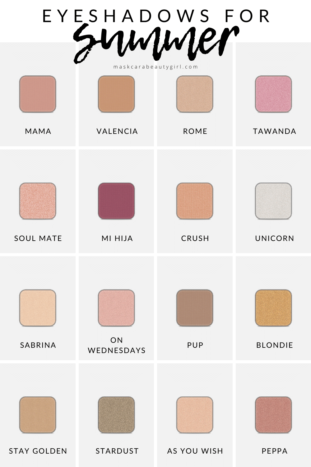 Makeup Colors for Summer You Should be Wearing