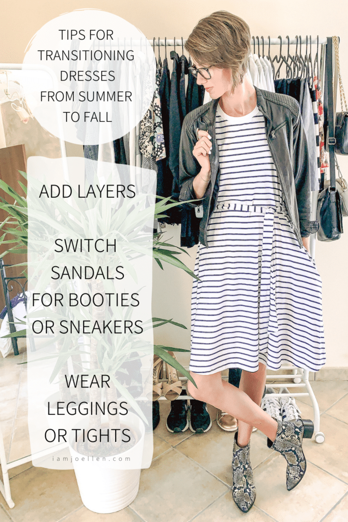 How to Style a Summery Dress for Fall