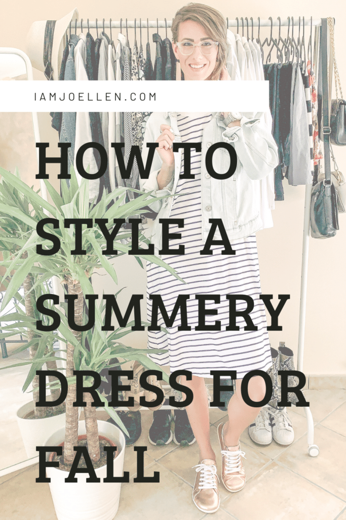 How to Style a Summery Dress for Fall