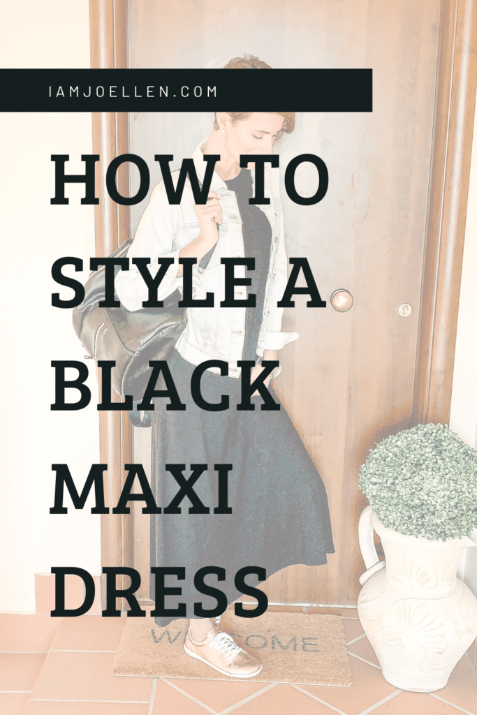 How to Style a Black Maxi Dress