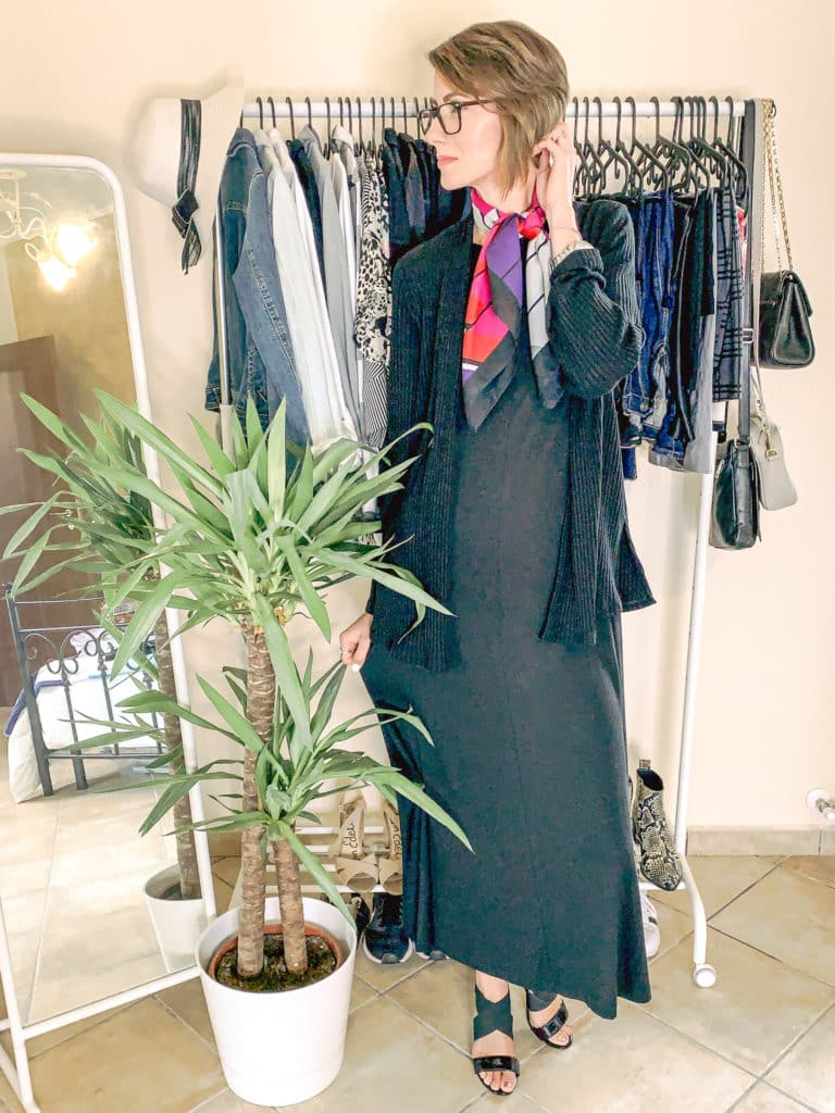 How to Style a Black Maxi Dress