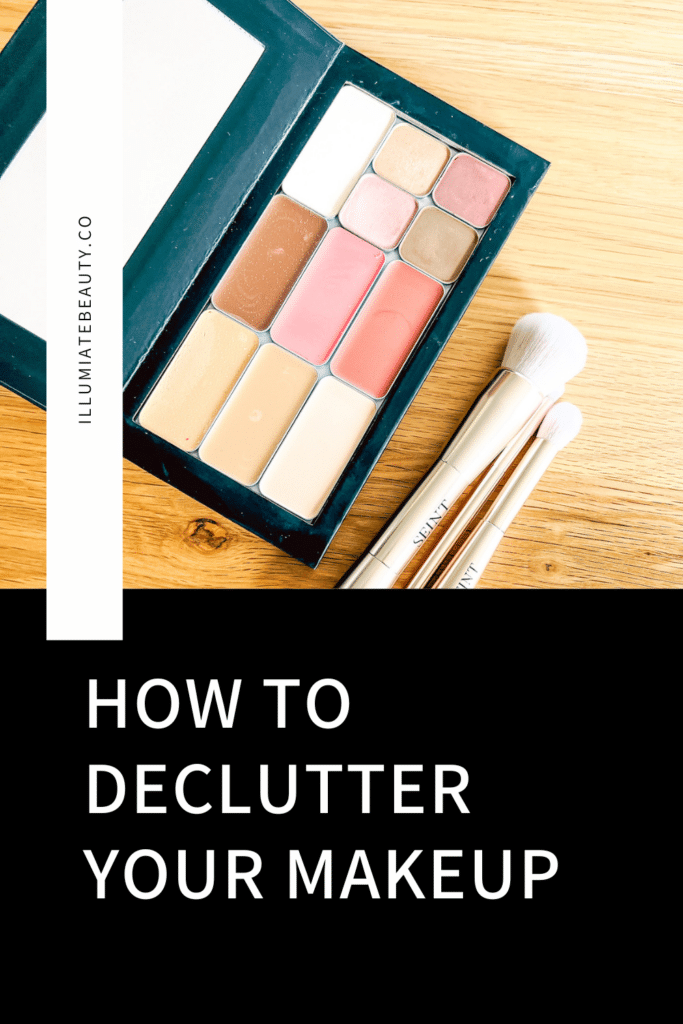 how to declutter your makeup