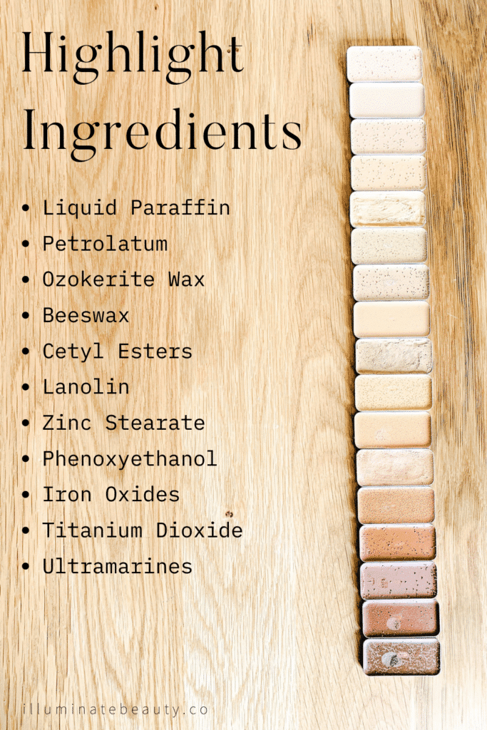 Seint Makeup Ingredients