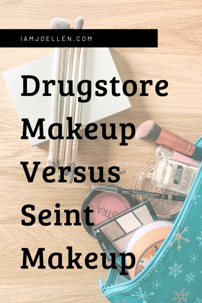 Drugstore Makeup Versus Seint Makeup