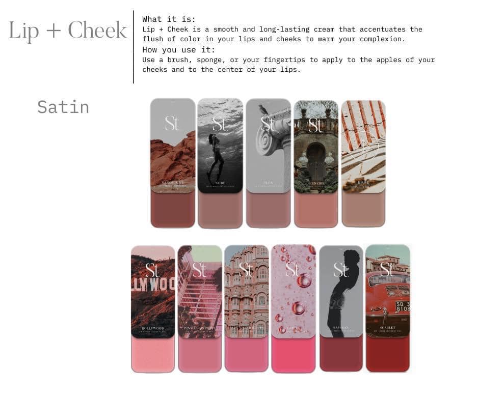 Seint Satin Lip & Cheek Shades