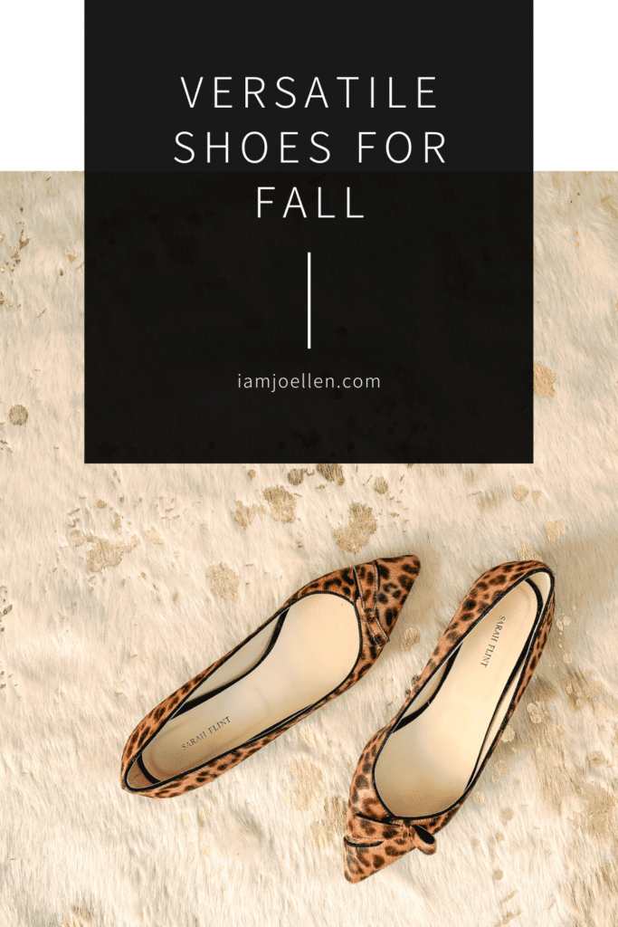 Versatile Shoes for Fall: Sarah Flint Discount Code