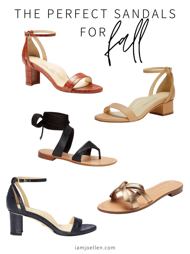 How to Style Sandals for Fall
