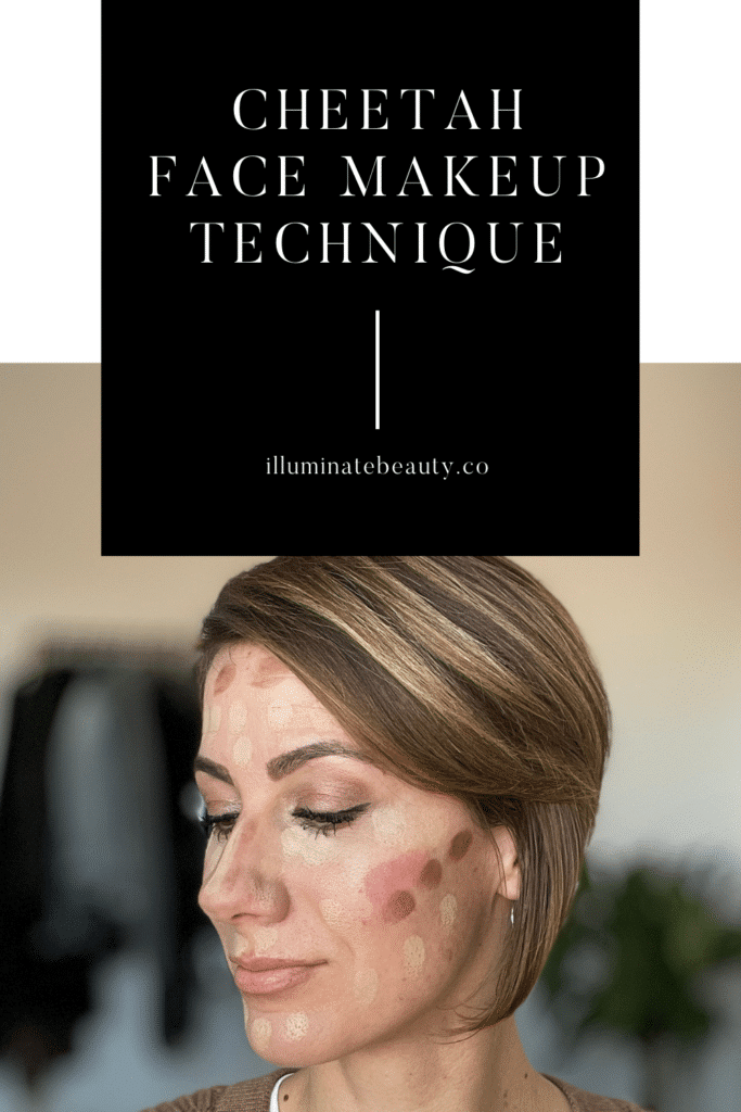 Cheetah Face Makeup Technique