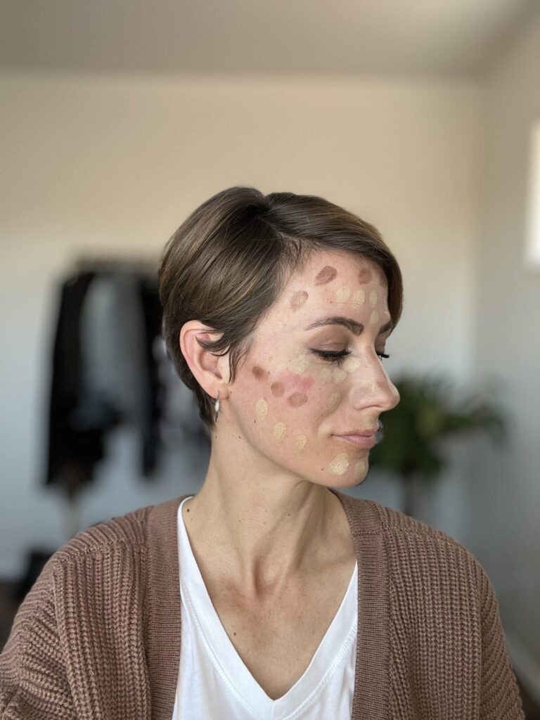 Cheetah Face Makeup Technique