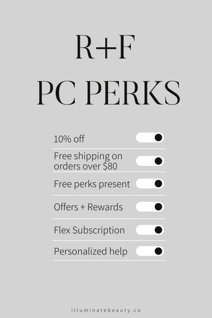 R+F PC PERKS