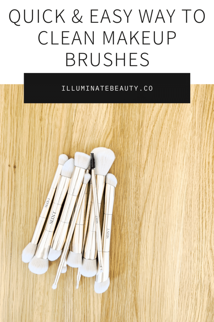 The Best Way to Clean Makeup Brushes with Seint Brush Cleanser
