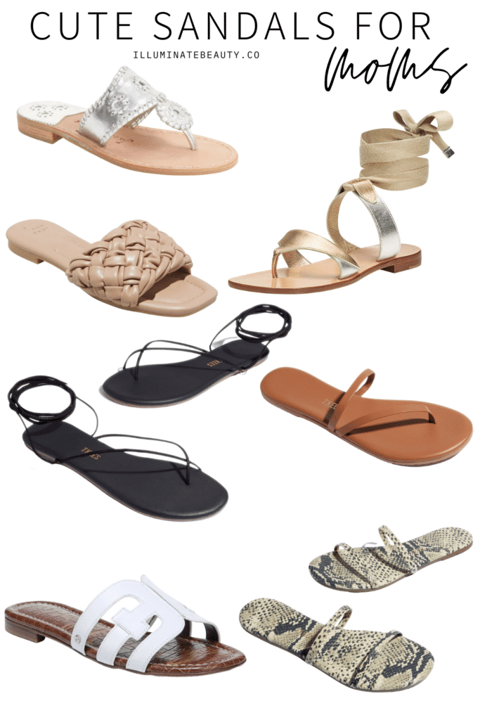 Cute Summer Sandals for Moms