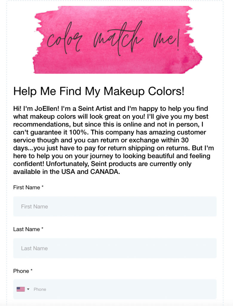 Makeup Color Match Survey