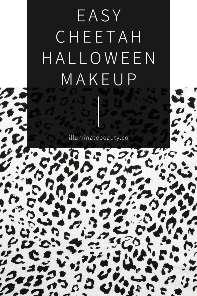 Easy Cheetah Halloween Makeup