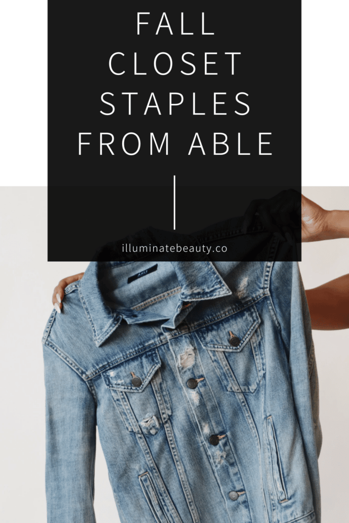 Fall Closet Staples from Able