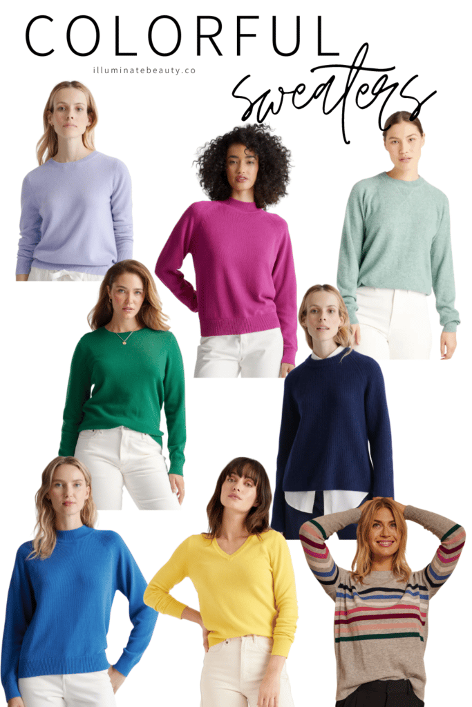 Colorful Sweater Options