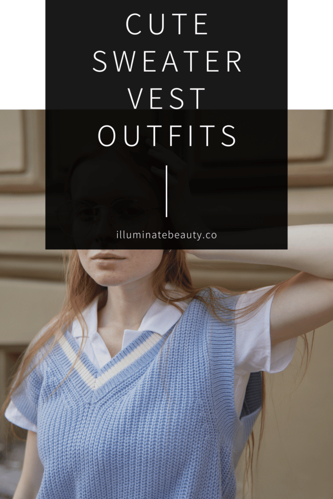 Cute Sweater Vest Outfits
