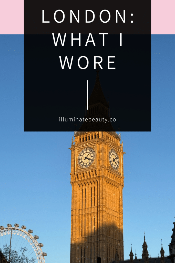 LONDON: WHAT I WORE