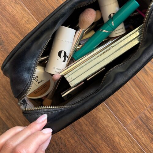 My Travel Makeup Bag for Women Over 40 (Seint + Olive Rose Essentials)